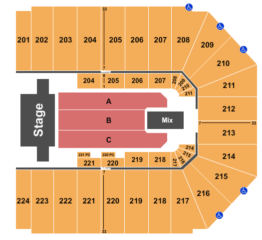 EJ Nutter Center Trans-Siberian Orchestra Seating Chart